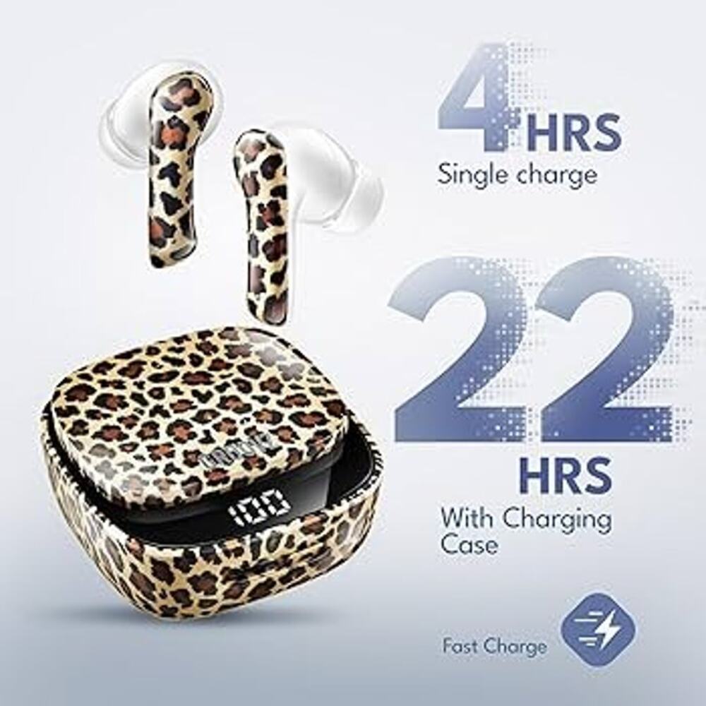 Groovz Leopard True Wireless Earbuds Smart Charging Case - Picture 3 of 8